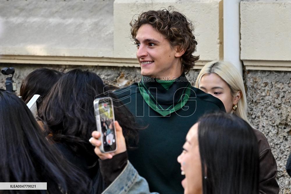 PFW Lacoste Outside Arrivals