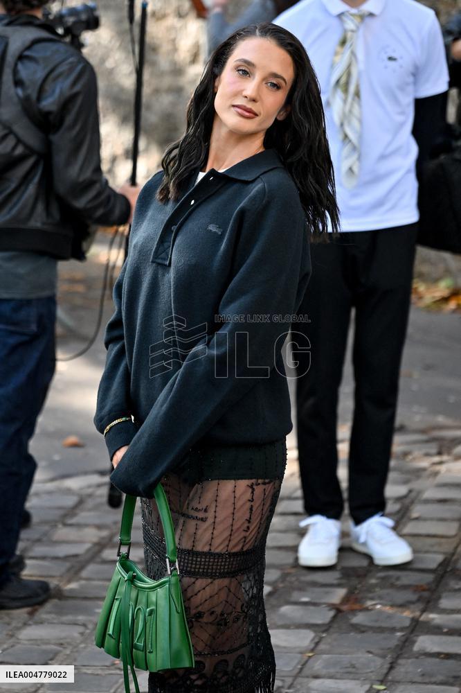 PFW Lacoste Outside Arrivals