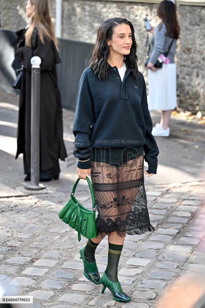 PFW Lacoste Outside Arrivals