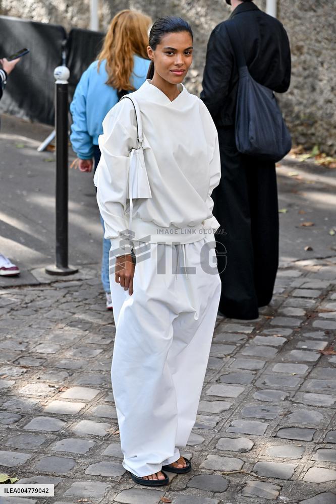 PFW Lacoste Outside Arrivals