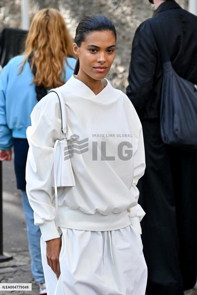 PFW Lacoste Outside Arrivals