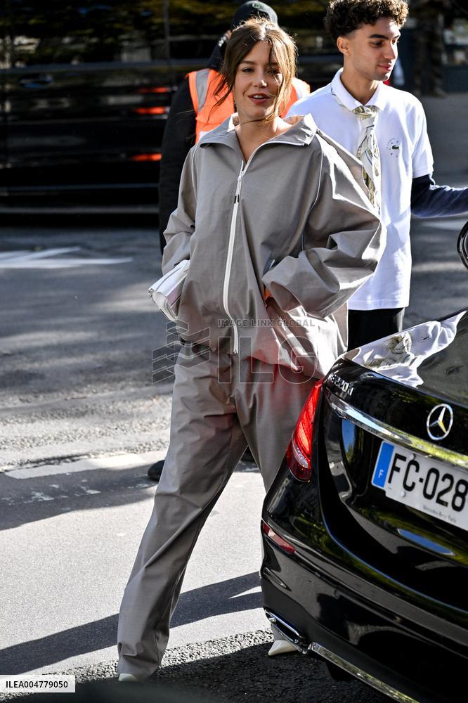 PFW Lacoste Outside Arrivals