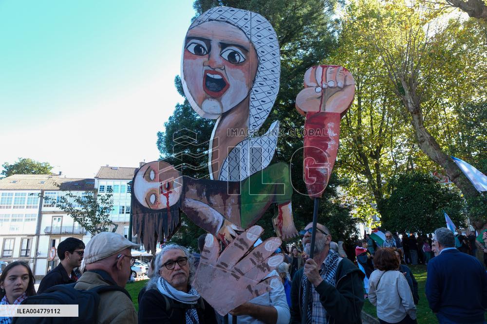 Galicia with Palestine Rally - Santiago de Compostela