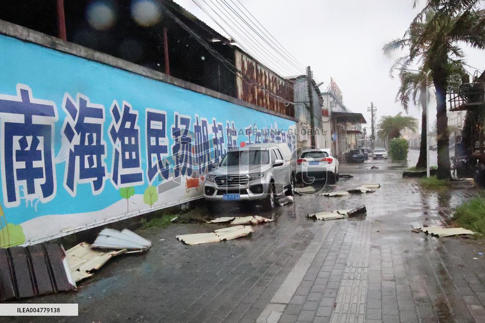 Typhoon Matmo Inflicts Strong Gusts And Rainfall - China