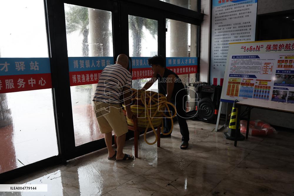 Typhoon Matmo Inflicts Strong Gusts And Rainfall - China