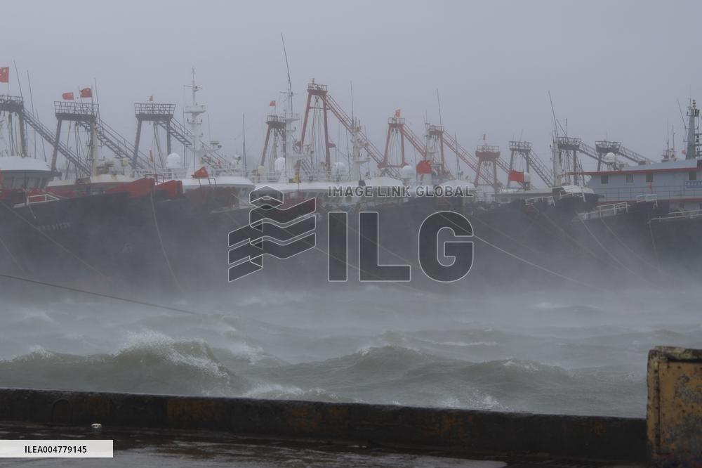 Typhoon Matmo Inflicts Strong Gusts And Rainfall - China