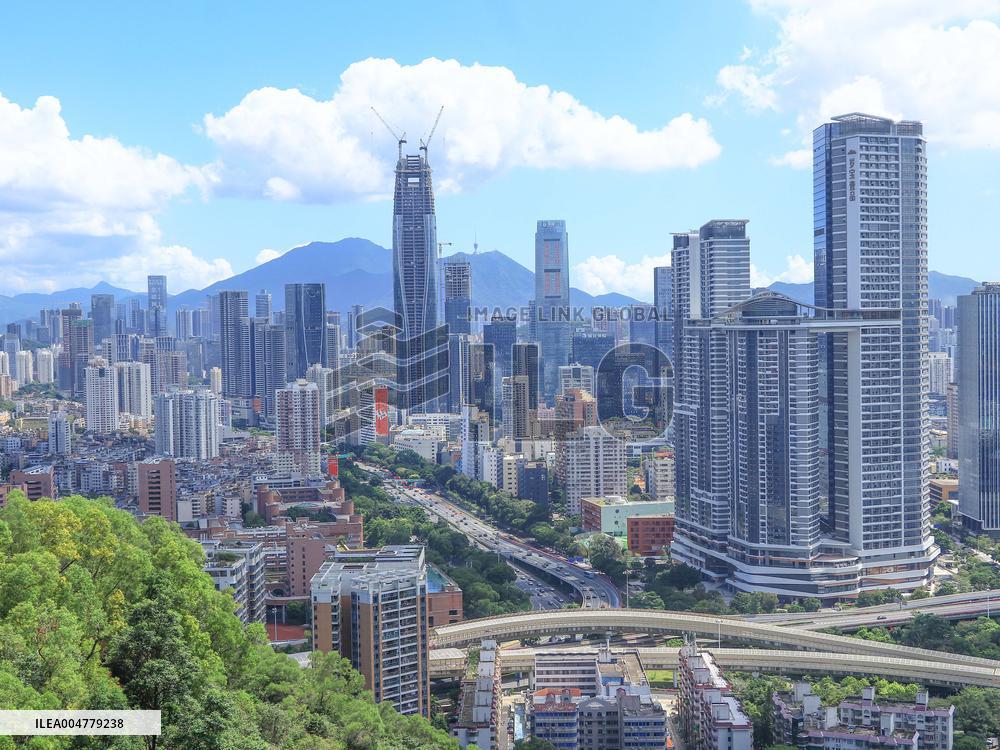 Futian CBD in Shenzhen