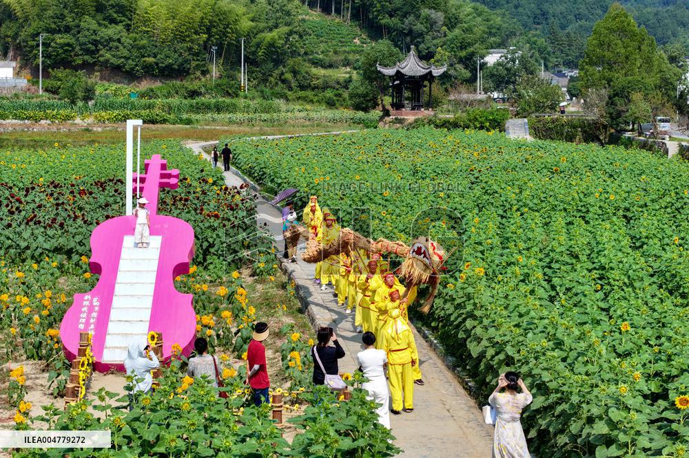 Straw-Woven Dragon Performance - China