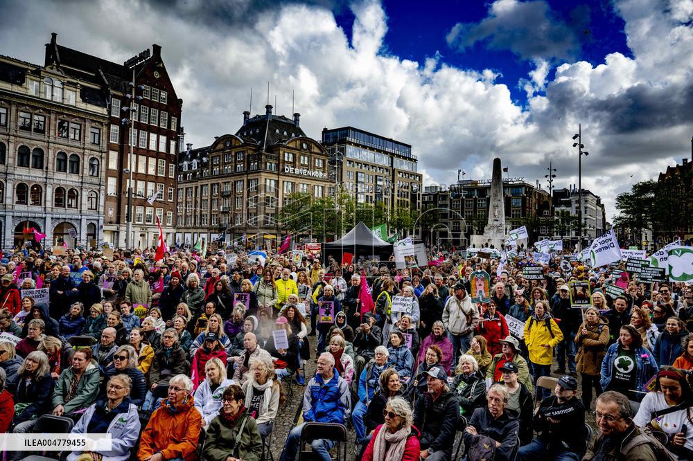 Protest Against The Livestock Industry - Amsterdam