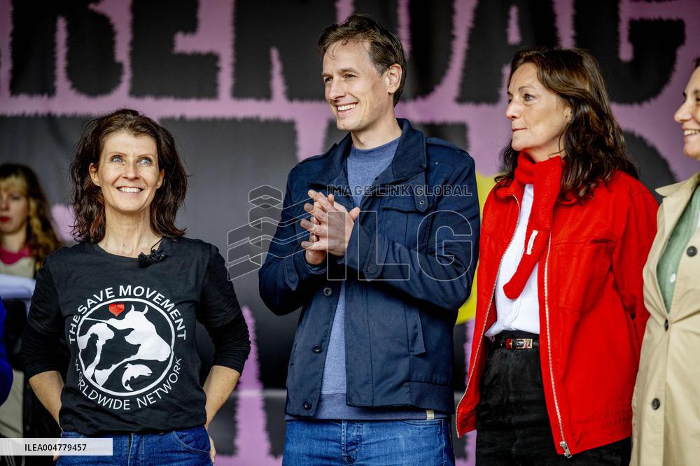 Protest Against The Livestock Industry - Amsterdam