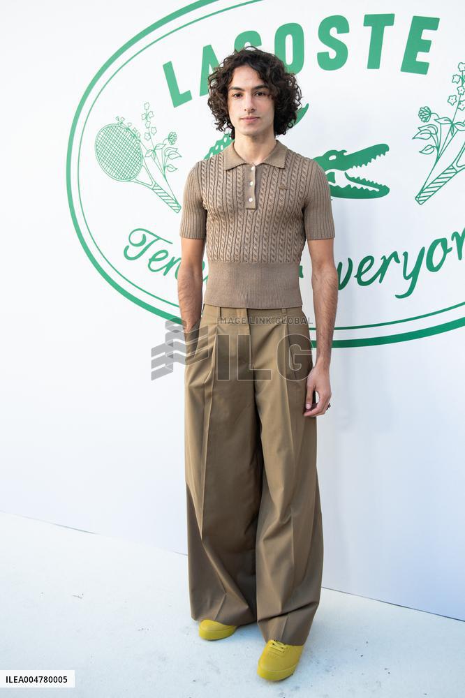 PFW Lacoste Photocall