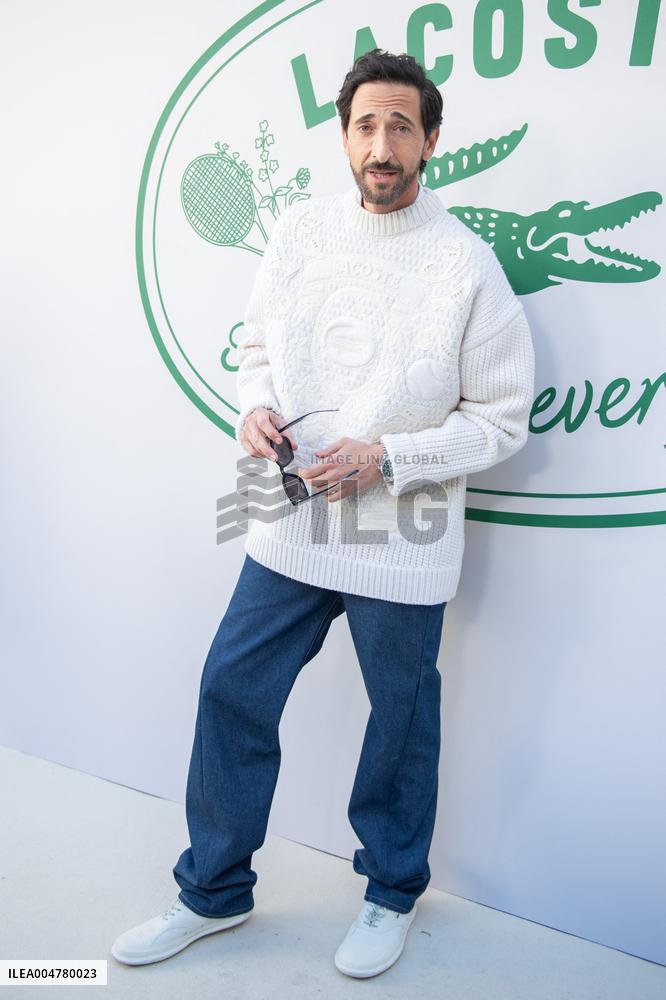 PFW Lacoste Photocall