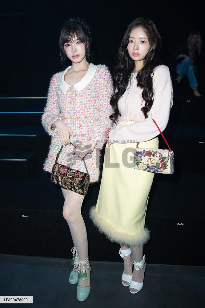 PFW Valentino Front Row