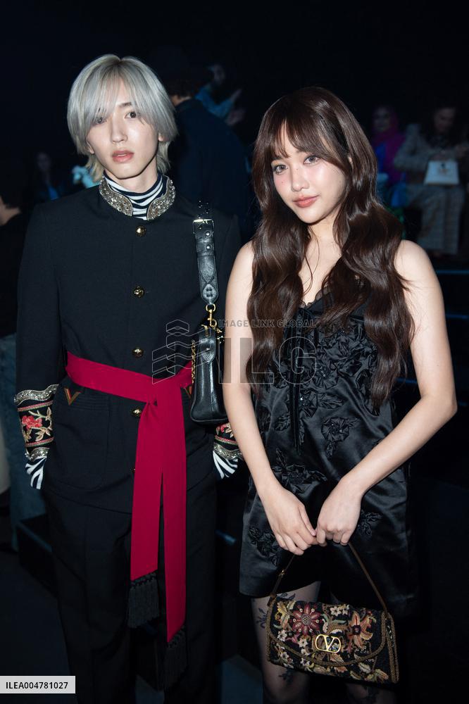 PFW Valentino Front Row