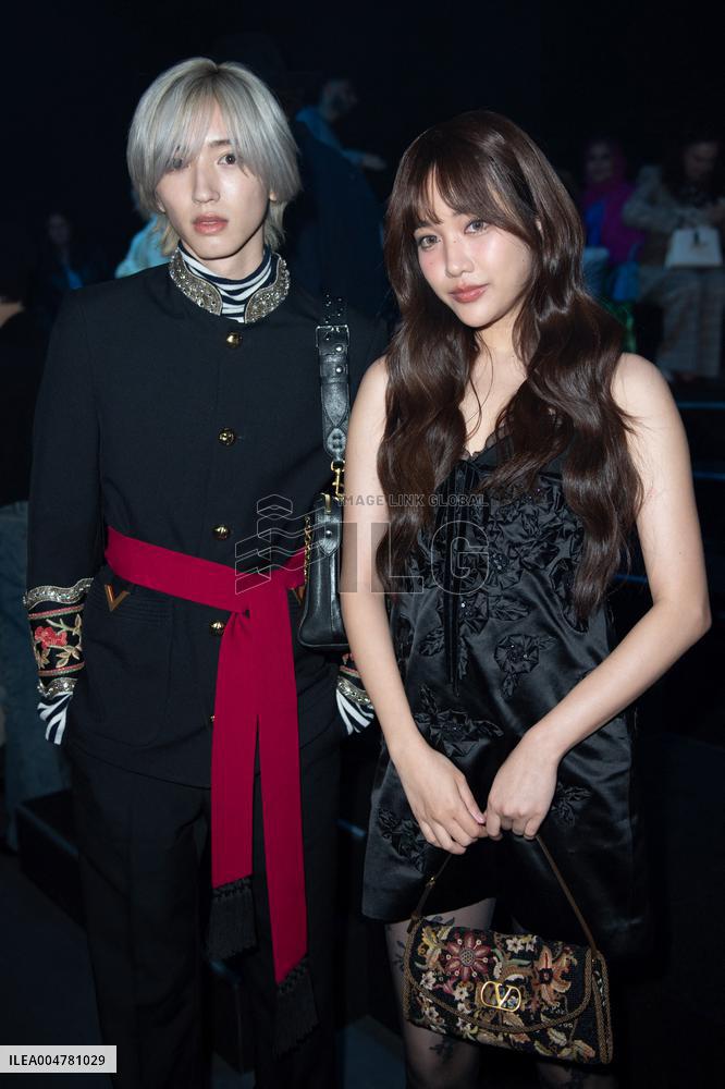 PFW Valentino Front Row