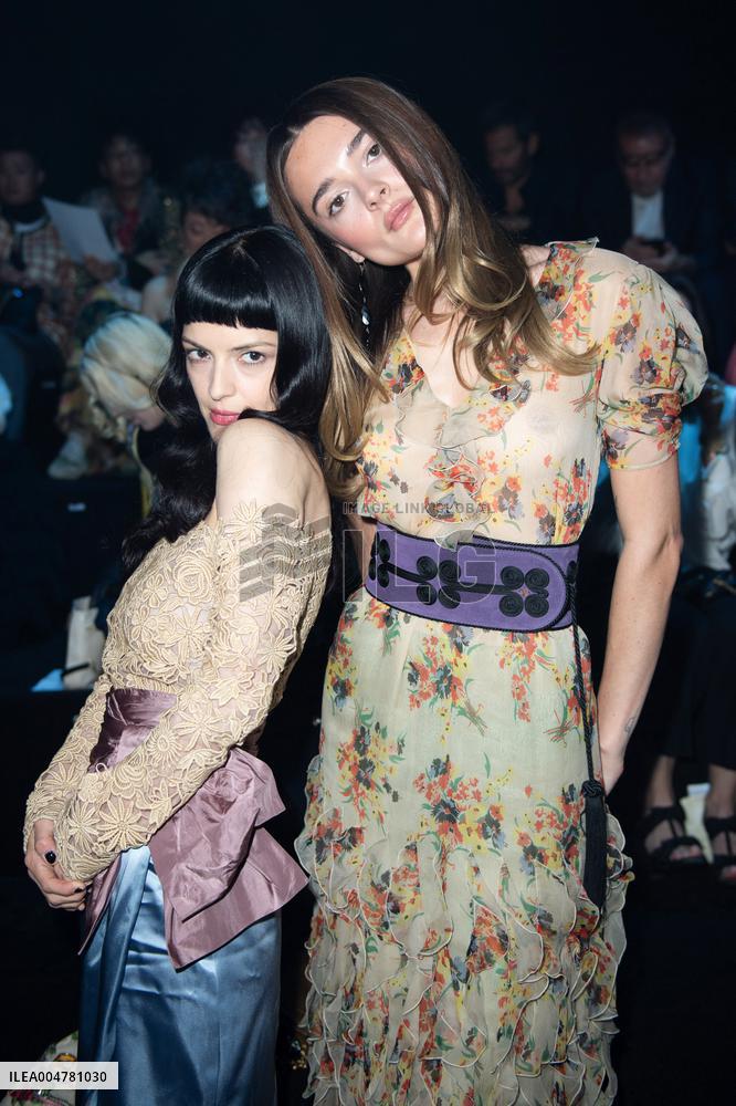 PFW Valentino Front Row