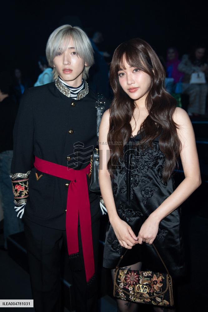 PFW Valentino Front Row