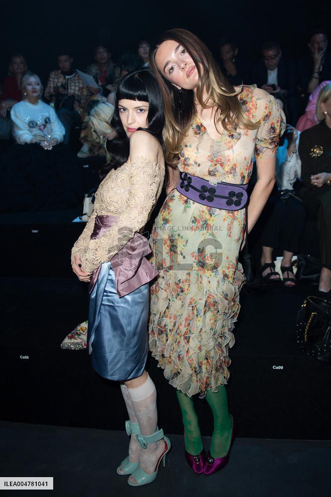 PFW Valentino Front Row