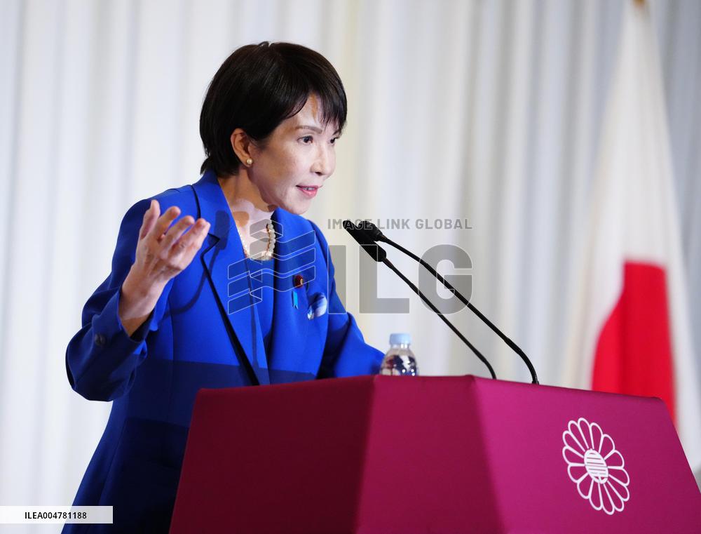 New Japan LDP leader Takaichi