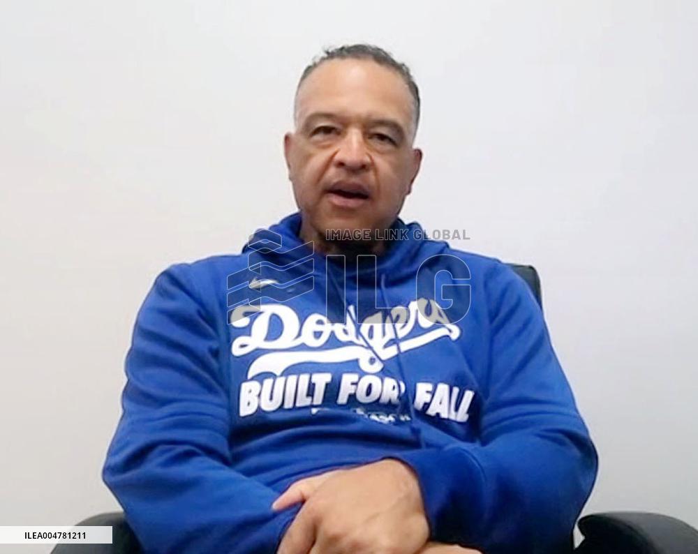 CORRECTED: Baseball: Dodgers manager on online press conference