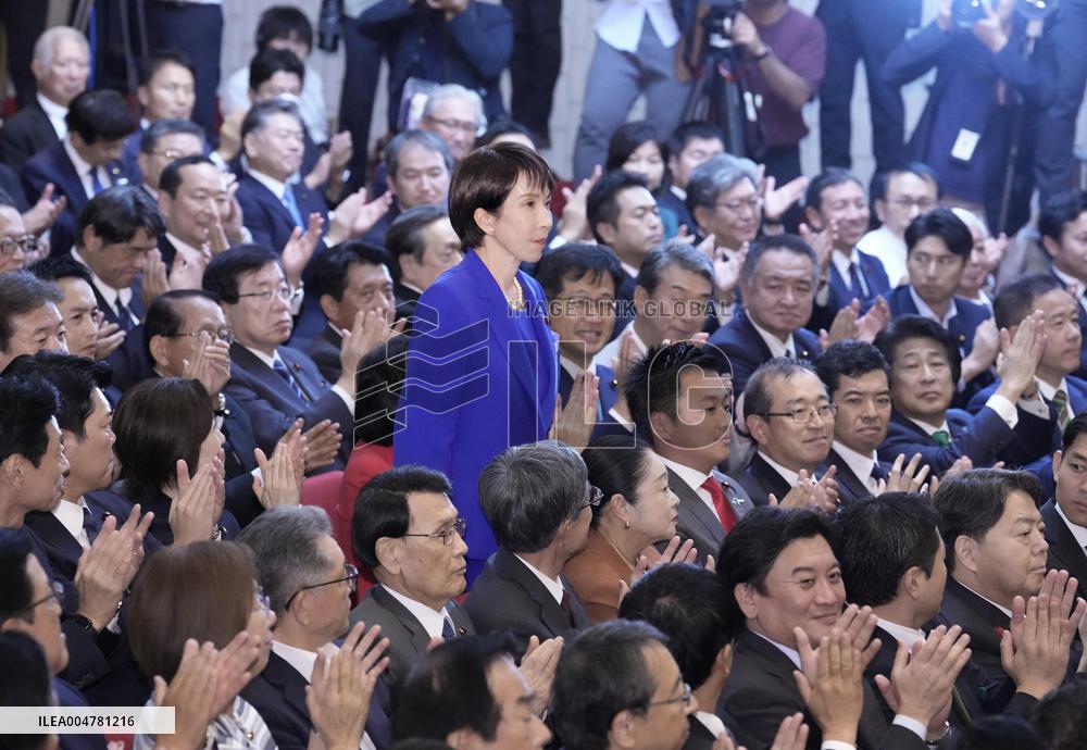 New Japan LDP leader Takaichi