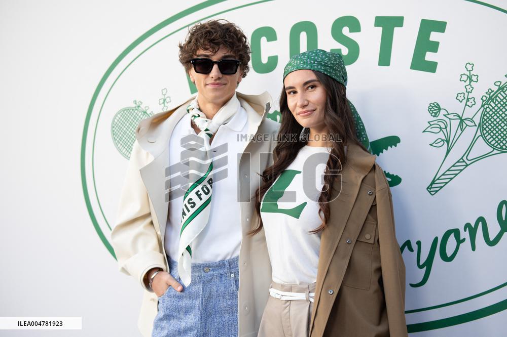 PFW Lacoste Photocall