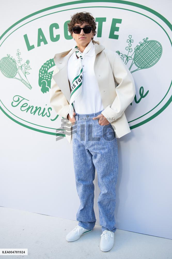 PFW Lacoste Photocall