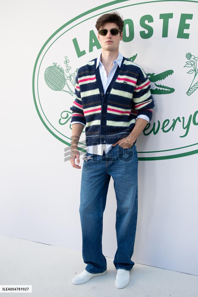 PFW Lacoste Photocall