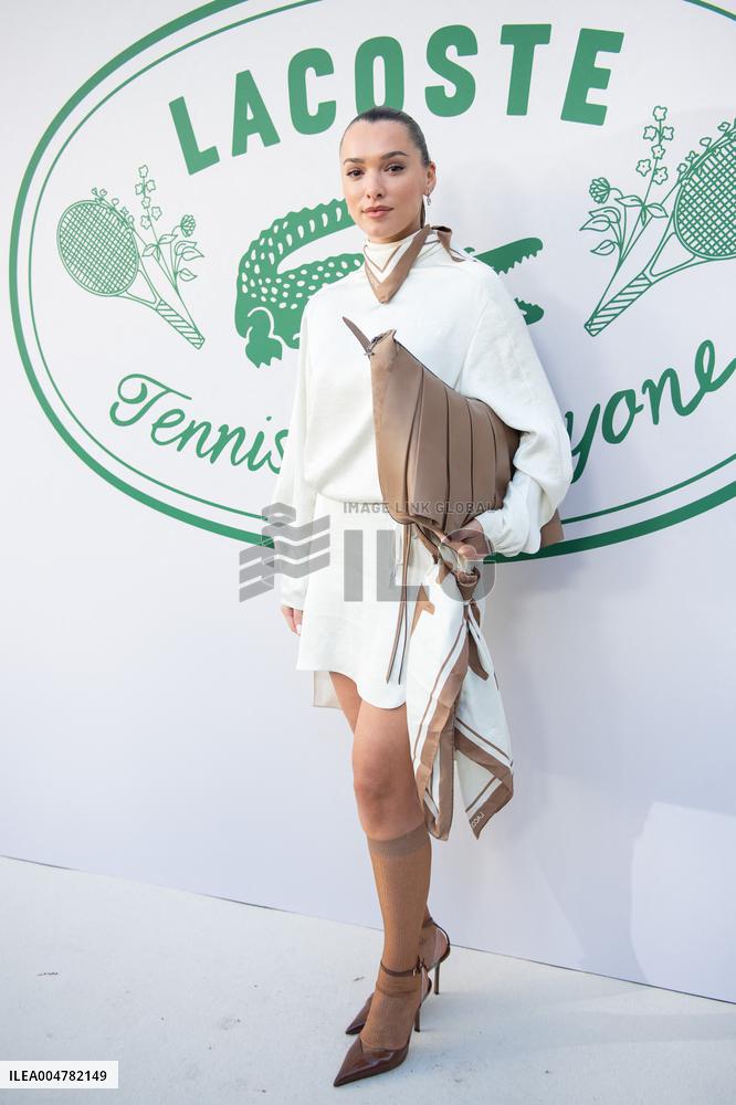 PFW Lacoste Photocall