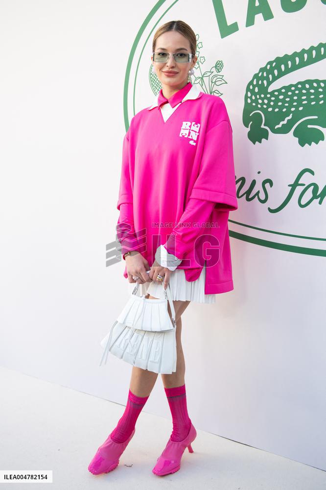 PFW Lacoste Photocall