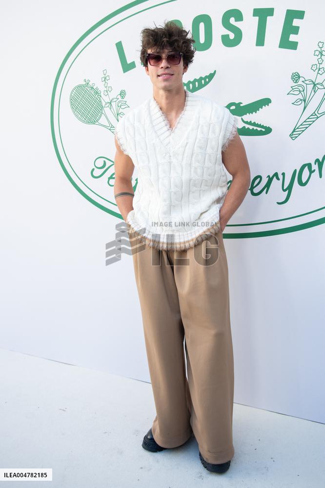 PFW Lacoste Photocall