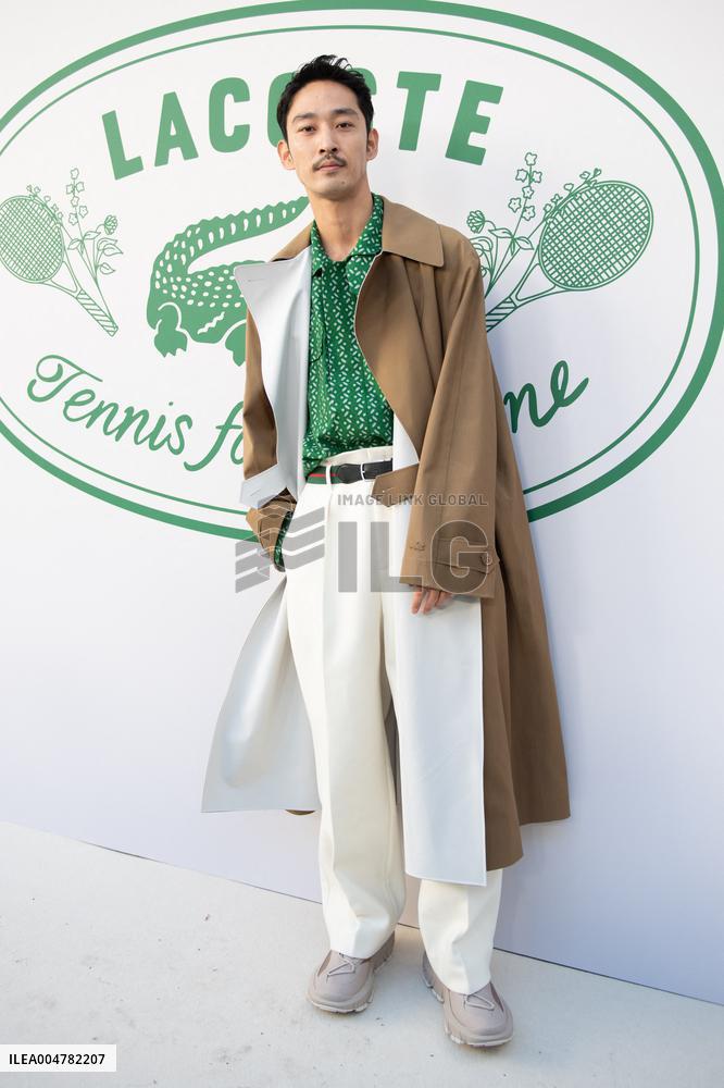 PFW Lacoste Photocall