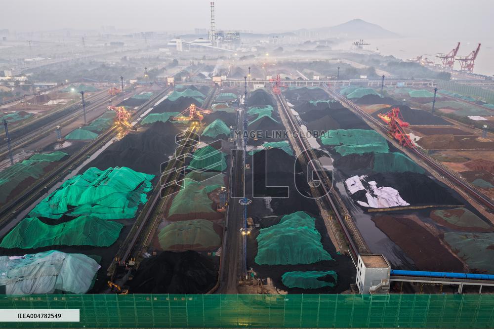 Yangtze River Wharf Coal Yard