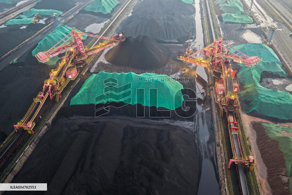Yangtze River Wharf Coal Yard