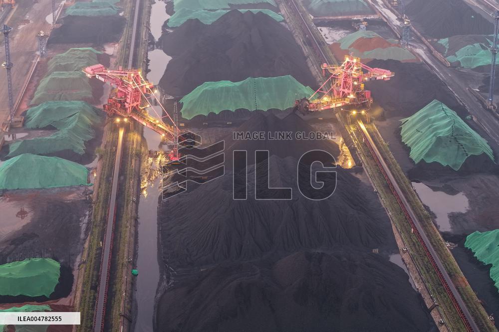 Yangtze River Wharf Coal Yard