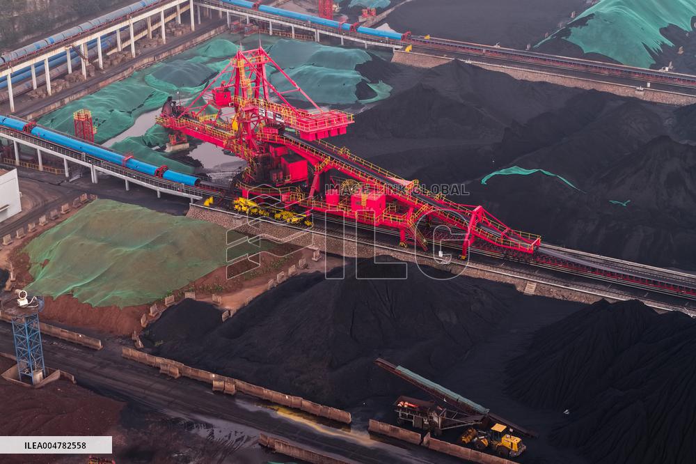 Yangtze River Wharf Coal Yard