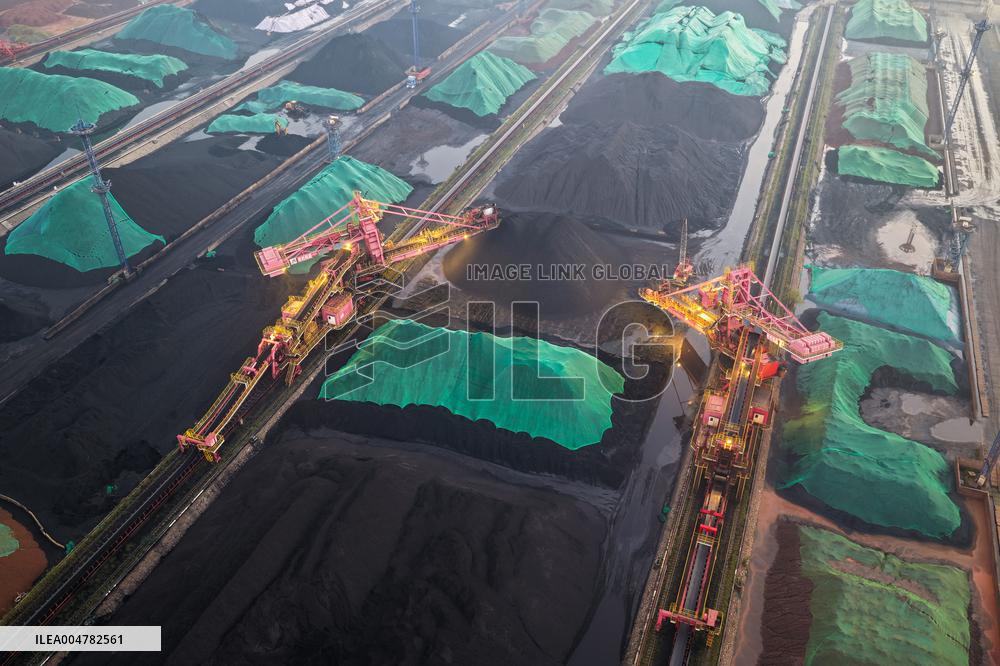 Yangtze River Wharf Coal Yard