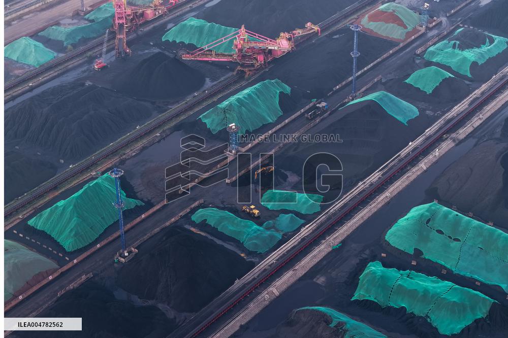 Yangtze River Wharf Coal Yard