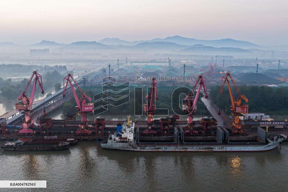 Yangtze River Wharf Coal Yard