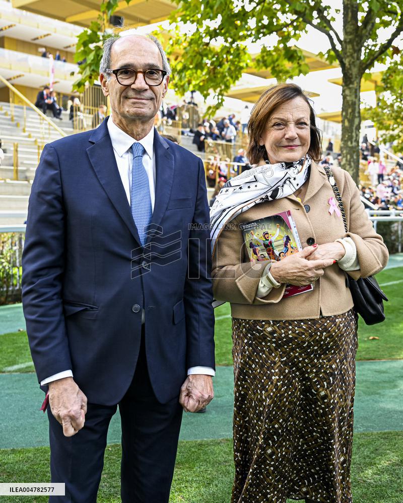 Eric Woerth At Qatar Prix De L Arc de Triomphe - Paris