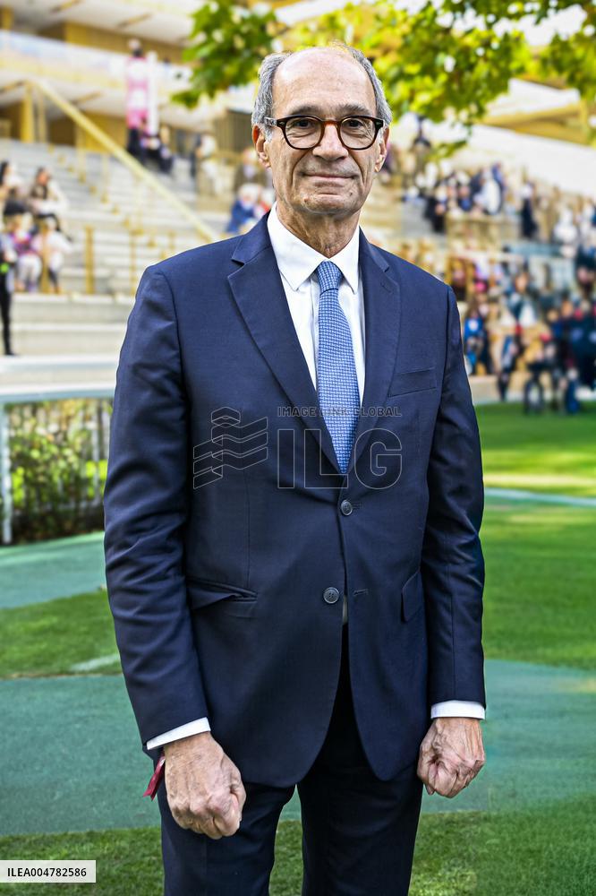Eric Woerth At Qatar Prix De L Arc de Triomphe - Paris