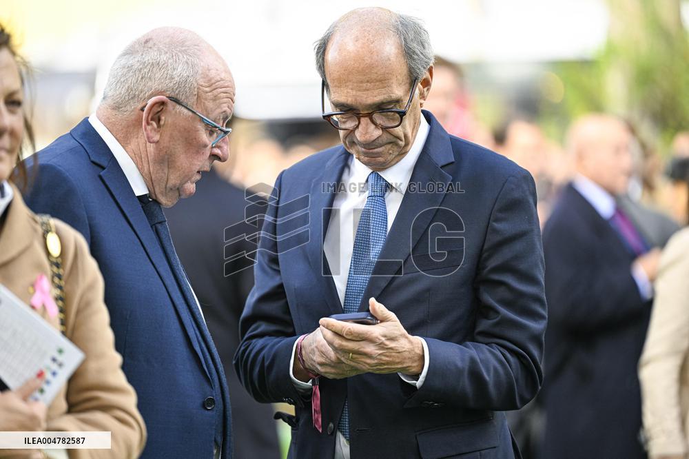 Eric Woerth At Qatar Prix De L Arc de Triomphe - Paris