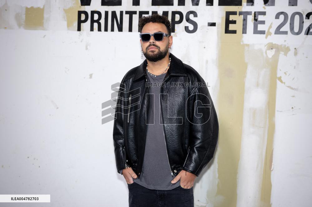 PFW - Vetements Photocall