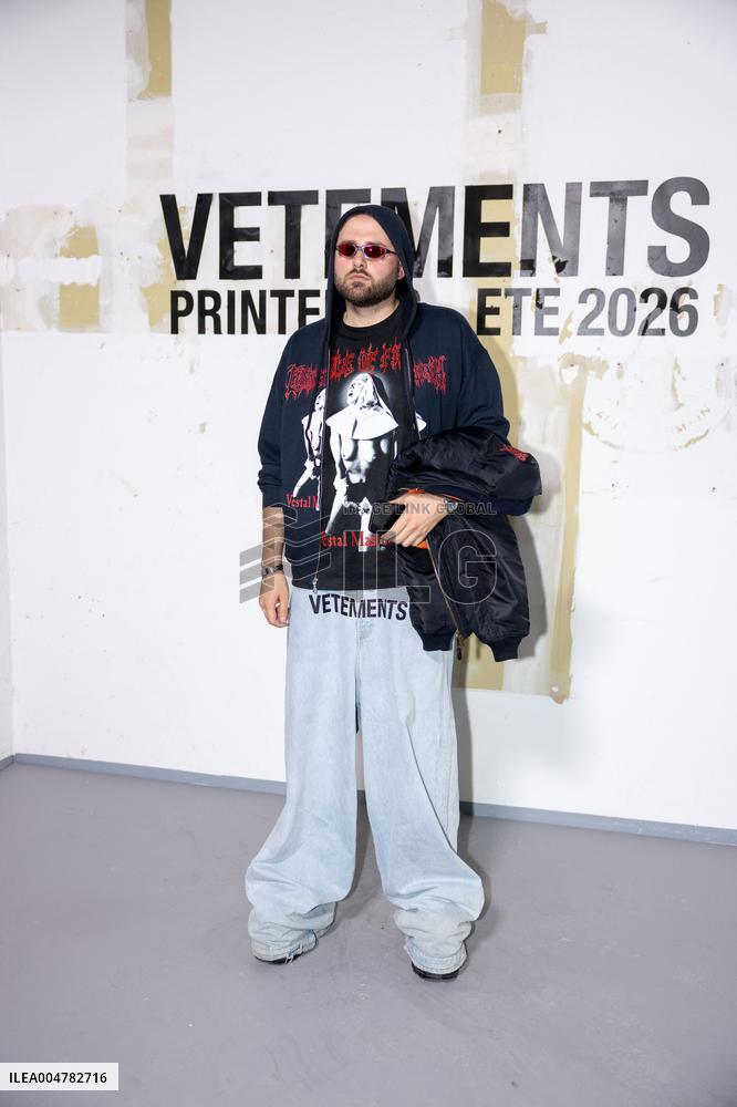PFW - Vetements Photocall