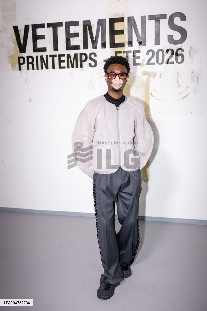 PFW - Vetements Photocall