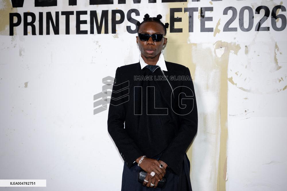 PFW - Vetements Photocall