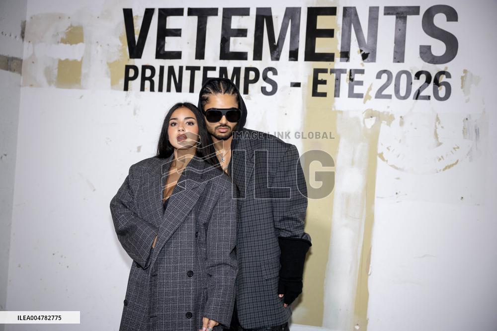 PFW - Vetements Photocall