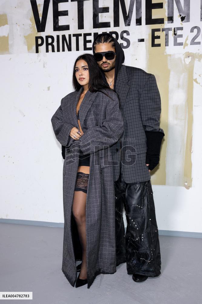 PFW - Vetements Photocall