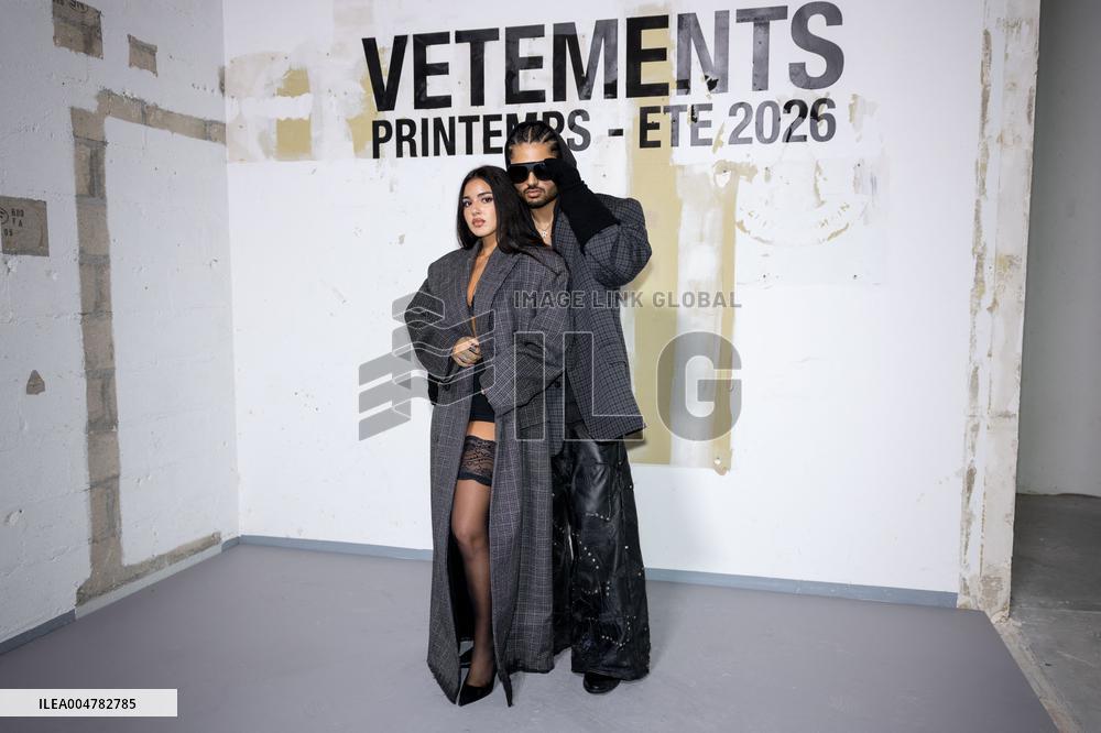 PFW - Vetements Photocall