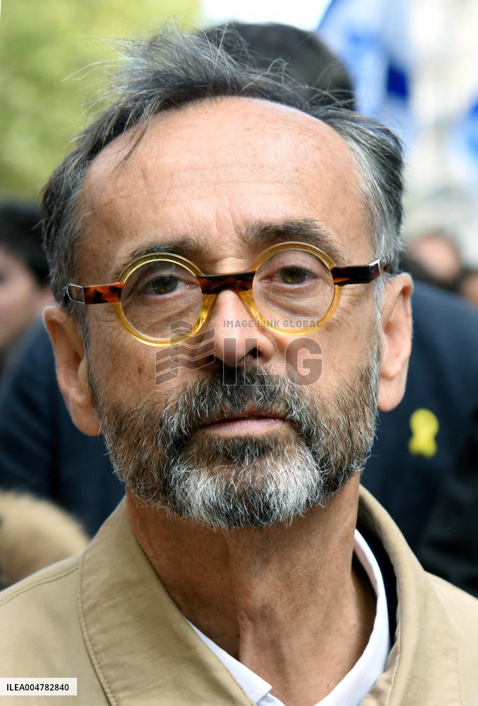 The Tous 7 Octobre Association Organizes A March For Hostages Held By Hamas - Paris